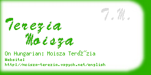 terezia moisza business card